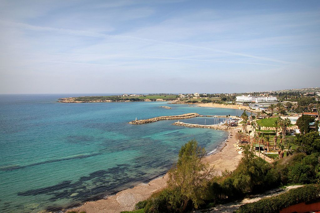 Coral Bay near Paphos, Cyprus