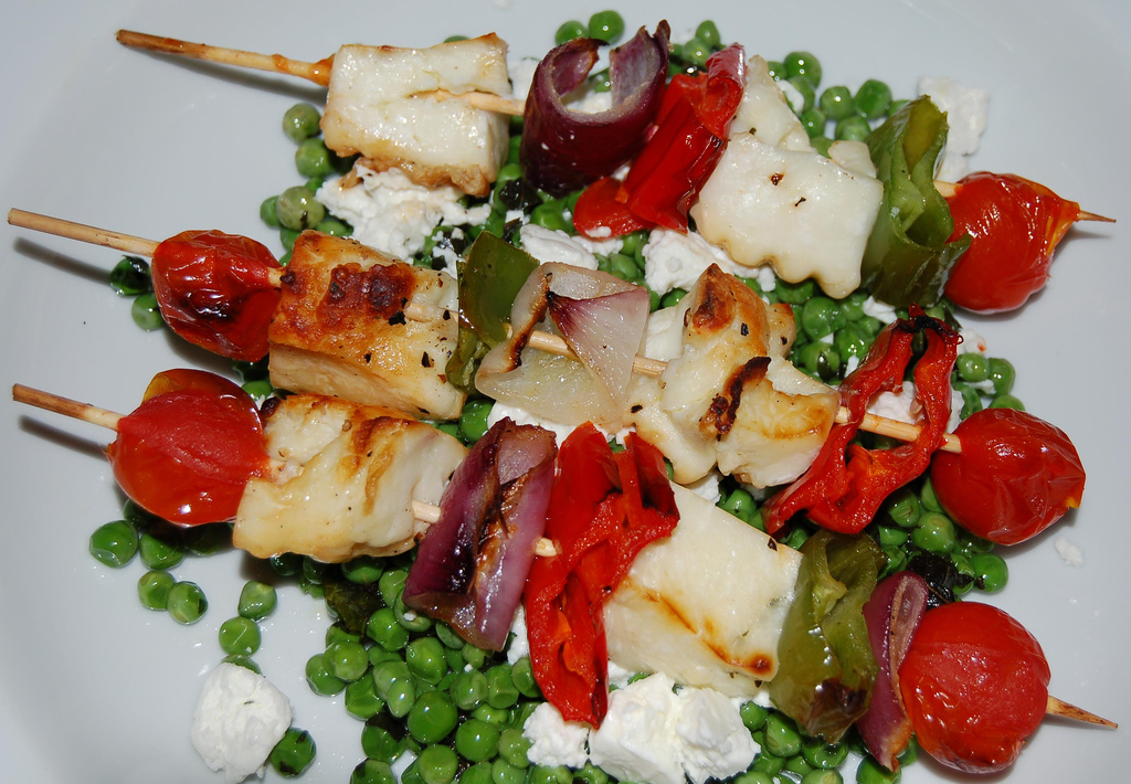 Halloumi Kababs