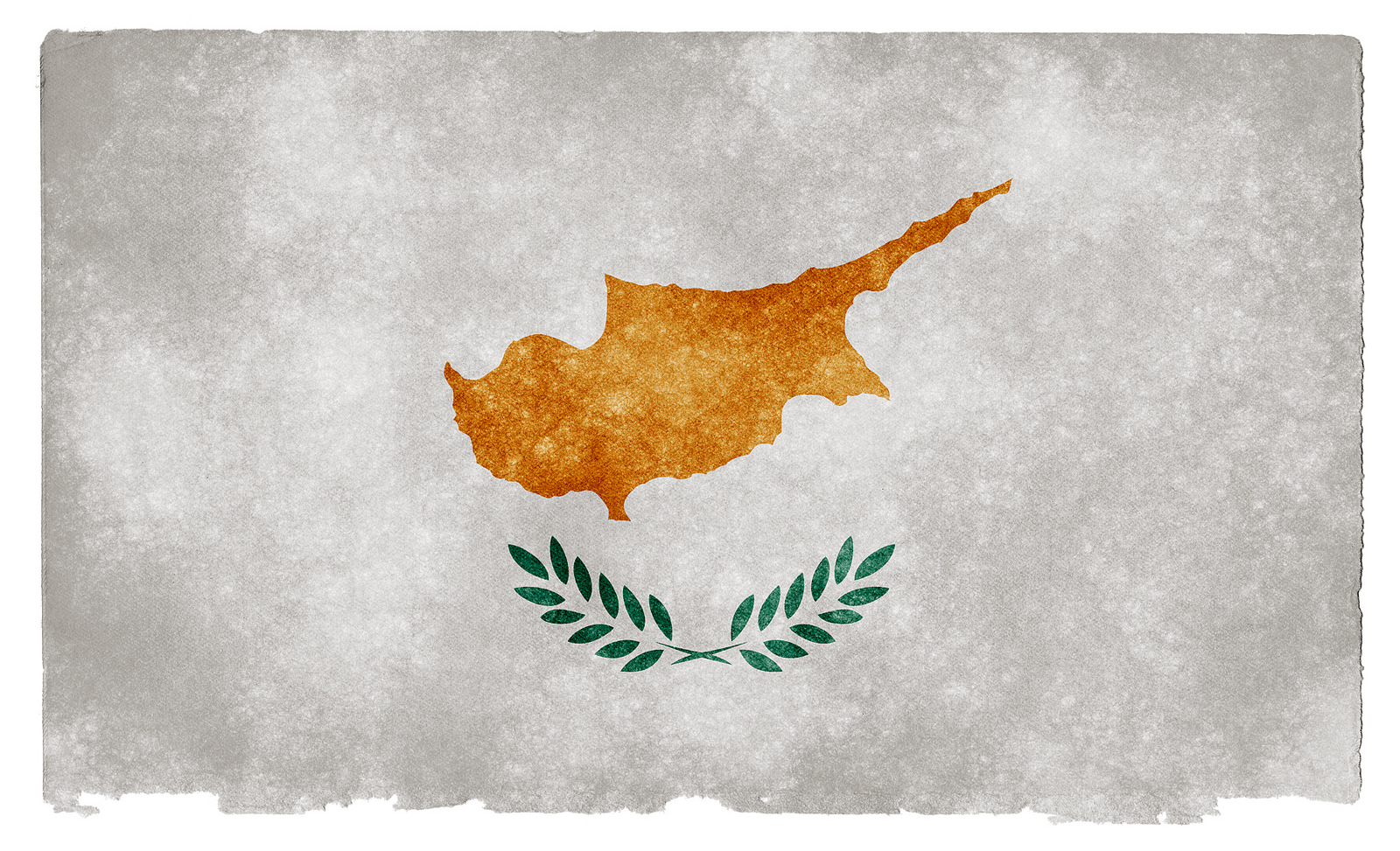 Cyprus Grunge Flag