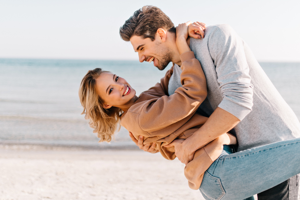 Couple on a beach