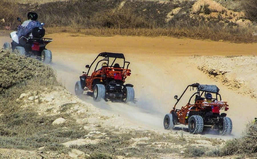 Quad biking